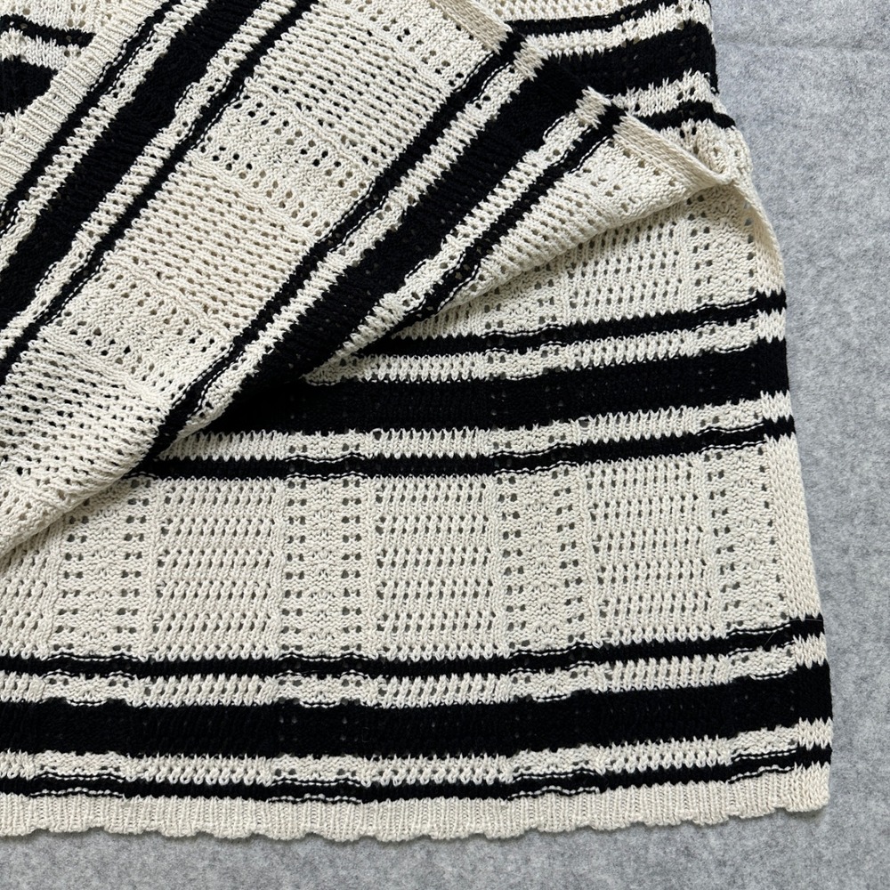 Crochet Maxi Skirt Tank Top Knit Set XL Coastal Boho French Girl Festival Summer - Picture 12 of 14